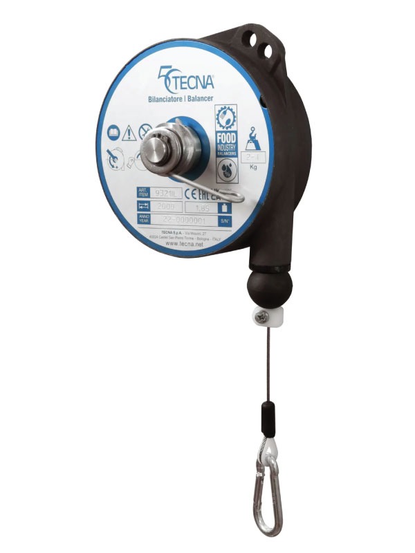 TECNA 9320IL-9321IL-9322IL-9323IL Food Grade Retractor Balancer | Weld Systems Integrators