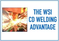 WSI CD Welding Advantage | Weld Systems Integrators