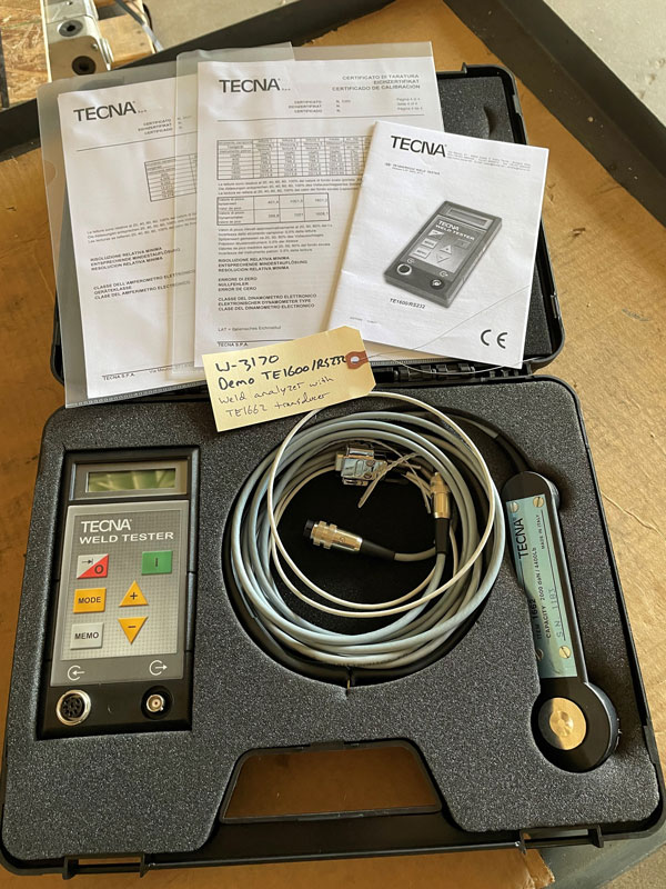TECNA TE1600 Portable Weld Tester | Weld Systems Integrators