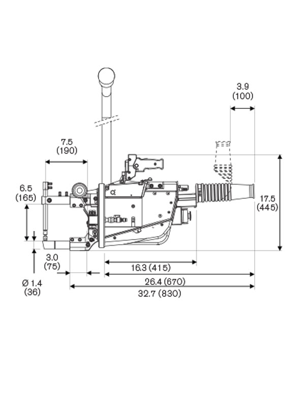 TECNA 3321 Portable Spot Weld Gun | Dimensions 01 | Weld Systems Integrators