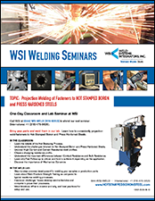 Hot Stamped Boron Steel Welding Seminar | Weld Systems Integrators