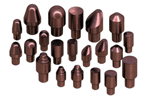 Welding consumables | cap electrodes and shanks | Weld Systems Integrators